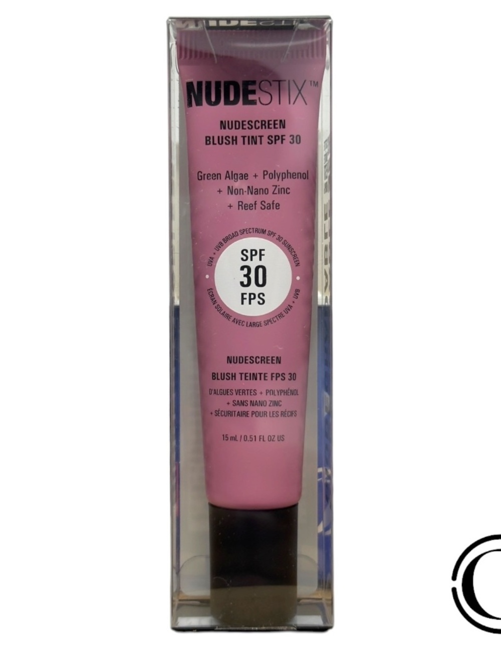 NUDESTIX Nudescreen Blush Tint SPF 30 Natural Blush Tint SPF 30 NIB 11/25